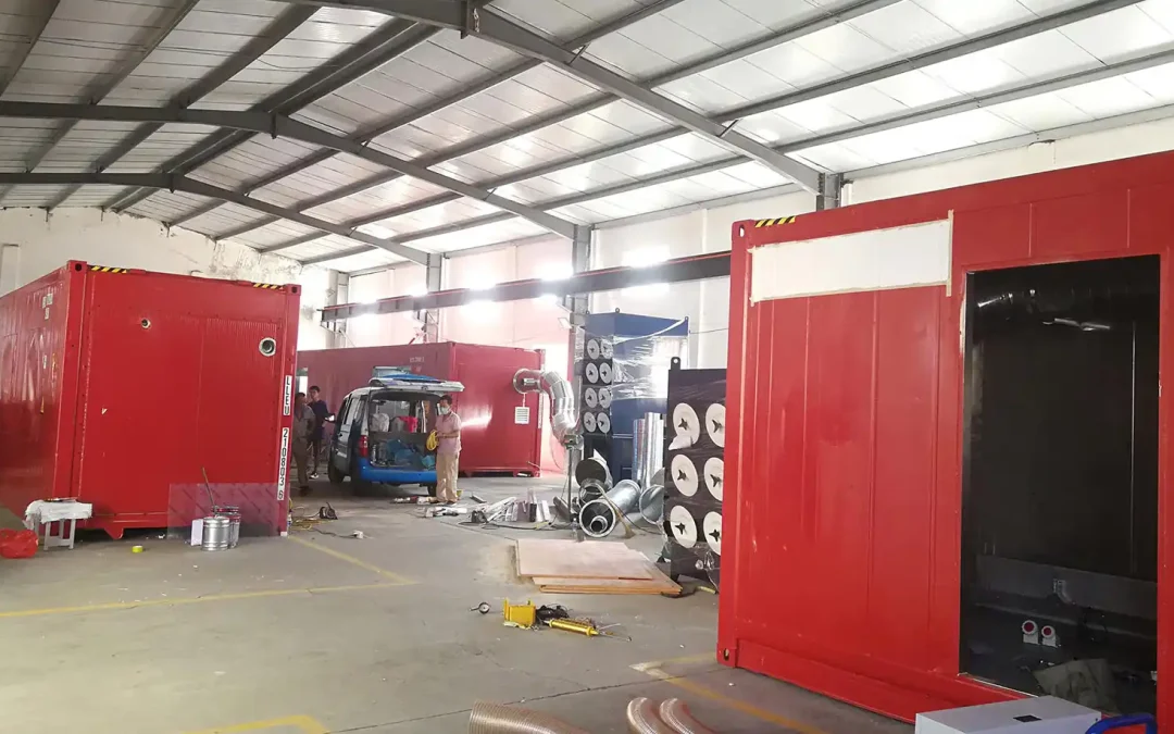 Proyecto de laboratorios en contenedores para Egipto 2