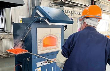 Entrega un horno de copelación de última generación a una importante mina de oro en Mongolia Interior