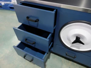 Mesa antipolvo laboratorio para minería sostenible